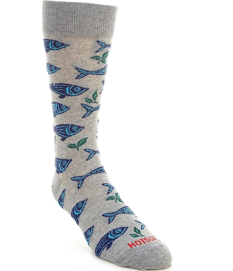 Hot Sox Sardines Crew Socks