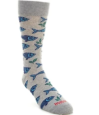 Hot Sox Sardines Crew Socks