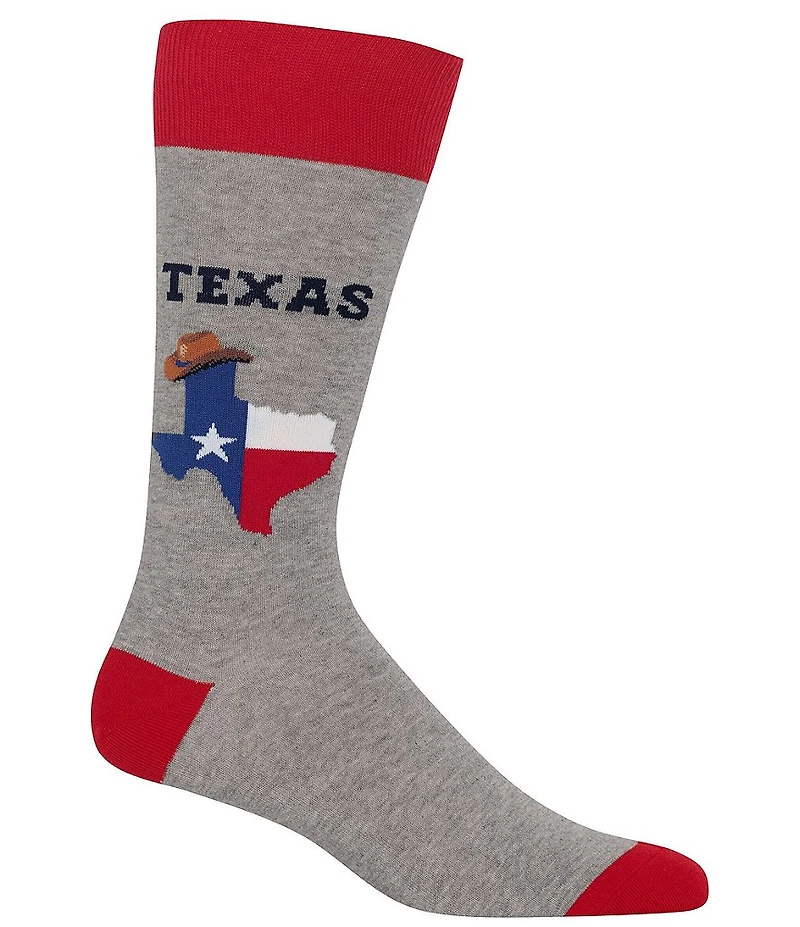 Hot Sox Texas Crew Socks