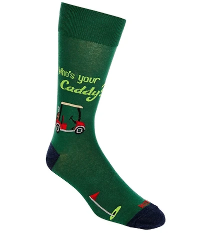 Hot Sox Who's Your Caddy Crew Socks