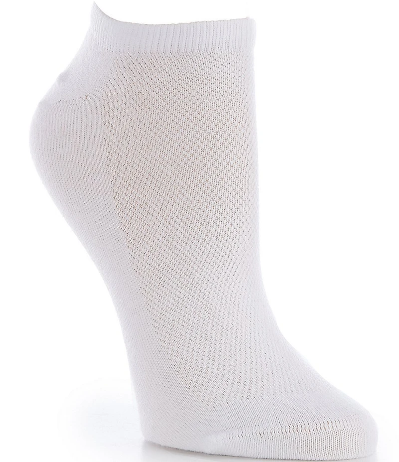 HUE Sport Mesh Top No Show Socks, 6 Pack