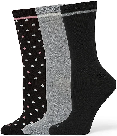 HUE Super Soft Crew Socks, 3-Pack