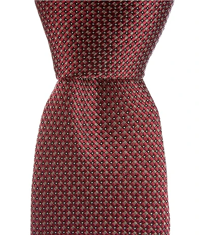 Hugo Boss Micro Pattern 2.95#double; Silk Blend Tie