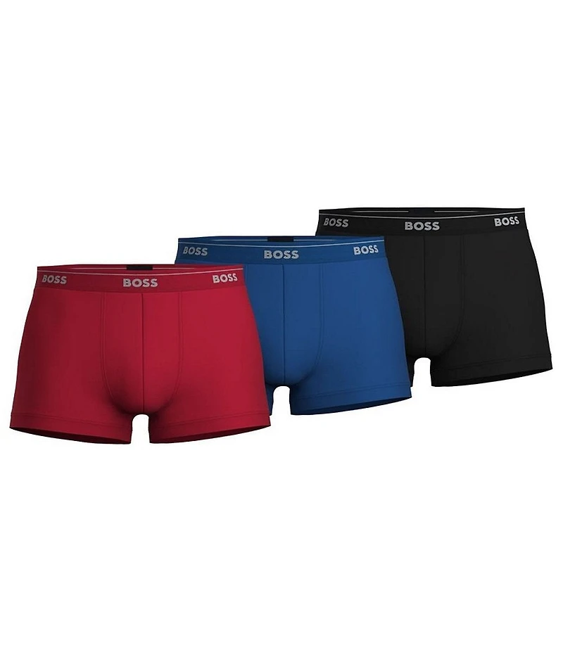 Hugo Boss Assorted Solid Trunks 3-Pack