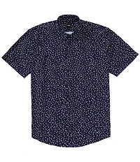 Hugo Boss BOSS Big & Tall Roan Stretch Shot Sleeve Woven Shirt