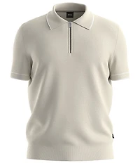 Hugo Boss BOSS H-Jiovanotto Short Sleeve Quarter-Zip Polo Shirt