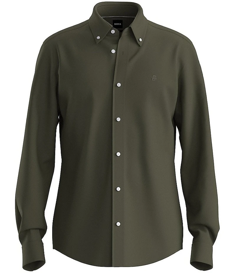 Hugo Boss BOSS Roan Slim Fit Long Sleeve Woven Shirt