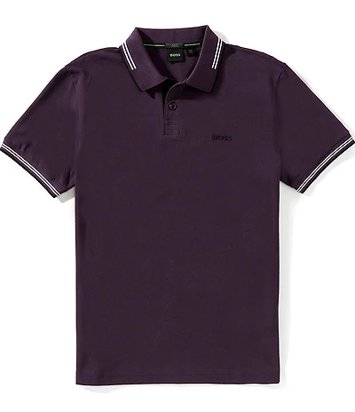 Hugo Boss BOSS Slim Fit Stretch Paul Short Sleeve Solid Polo Shirt