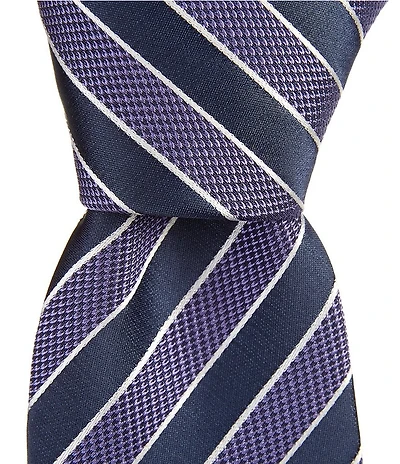 Hugo Boss Diagonal Stripe Jacquard Skinny 2 1/4#double; Silk Tie