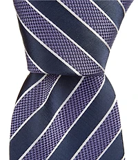 Hugo Boss Diagonal Stripe Jacquard Skinny 2 1/4#double; Silk Tie