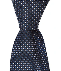 Hugo Boss Dotted Jacquard Narrow Silk Blend Tie