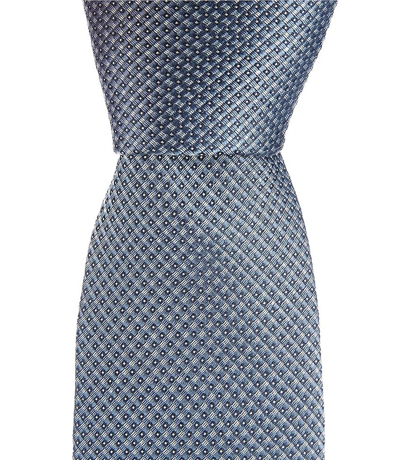 Hugo Boss Micro Pattern Narrow Silk Mix Tie