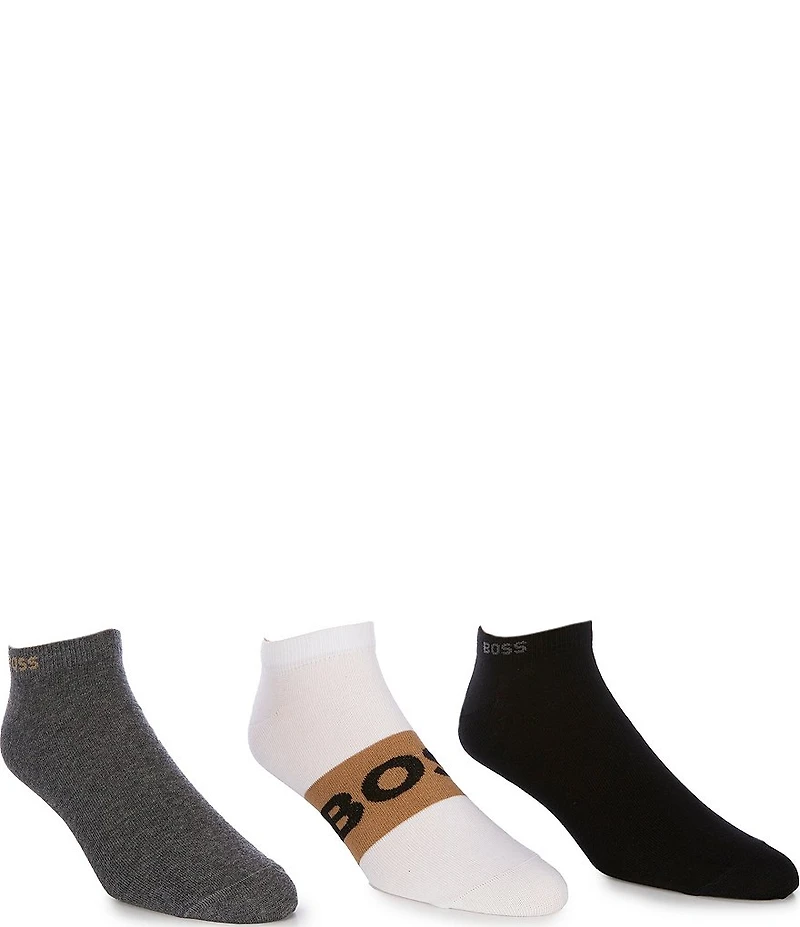 Hugo Boss Logo Ankle Socks 3-Pack