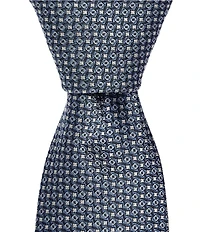 Hugo Boss Micro Neat Pastel Jacquard 3#double; Silk Blend Tie