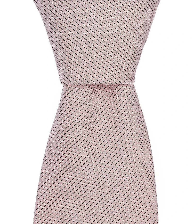 Hugo Boss Soft Micro Pattern 2.95#double; Silk-Blend Tie