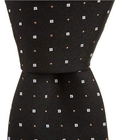 Hugo Boss Micro Pattern Jacquard Skinny 2 1/4#double; Silk Tie
