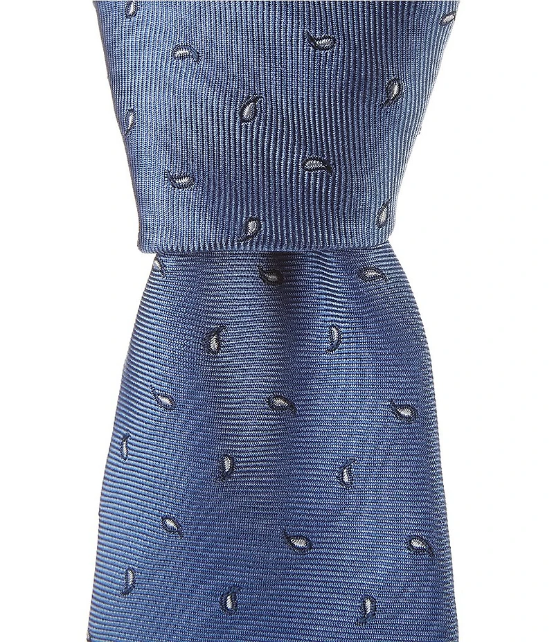 Hugo Boss Micro Pattern Jacquard 2.95#double; Silk Tie