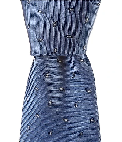 Hugo Boss Micro Pattern Jacquard 2.95#double; Silk Tie