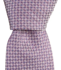 Hugo Boss Micro Pattern Jacquard 2 1/4#double; Narrow Silk Tie