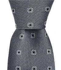 Hugo Boss Open Neat Jacquard 3#double; Silk Blend Tie