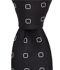 Hugo Boss Open Neat Patterned Jacquard 3#double; Silk Blend Tie