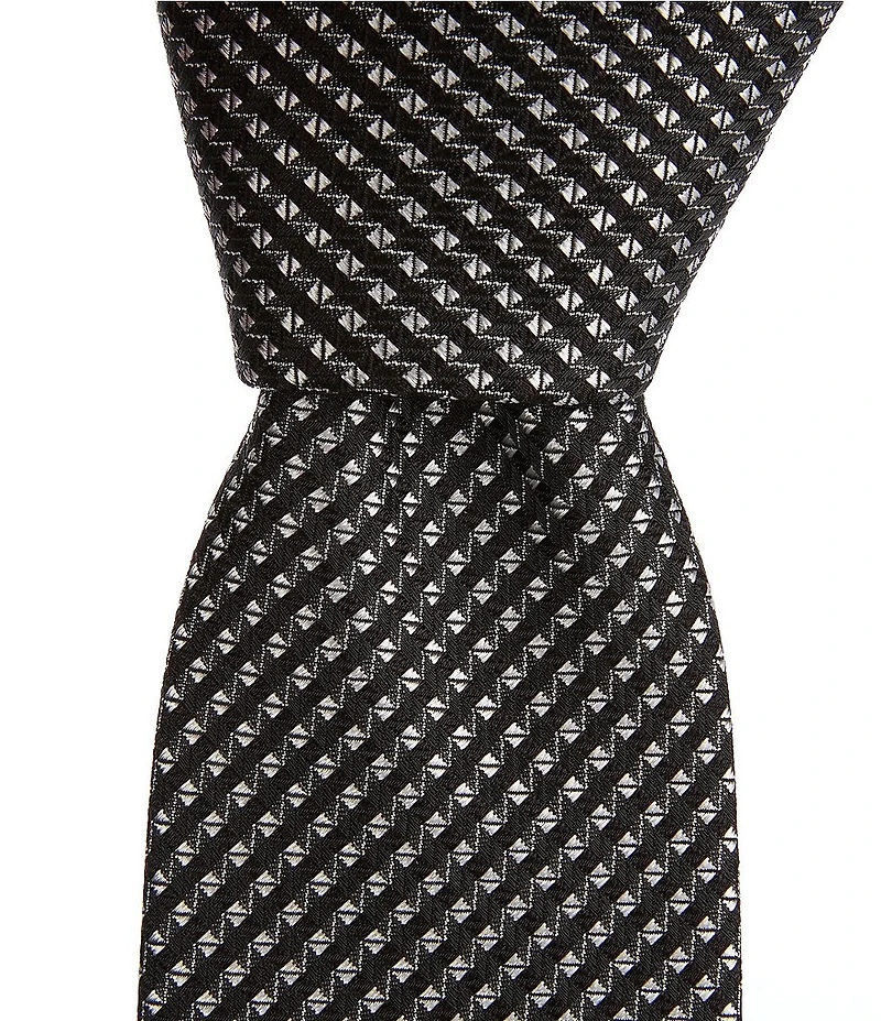 Hugo Boss Patterned 2.36#double; Silk Blend Tie