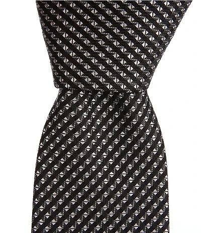 Hugo Boss Patterned 2.36#double; Silk Blend Tie