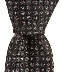 Hugo Boss Patterned Jacquard Narrow 2 1/4#double; Silk Tie