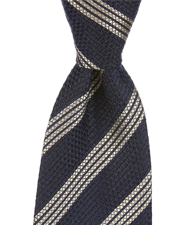 Hugo Boss Seasonal Stripe 2.95#double; Silk Tie