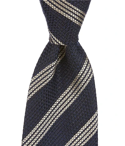 Hugo Boss Seasonal Stripe 2.95#double; Silk Tie