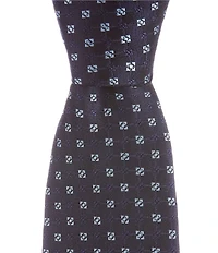 Hugo Boss Shadow Box Jacquard Narrow Silk Blend Tie