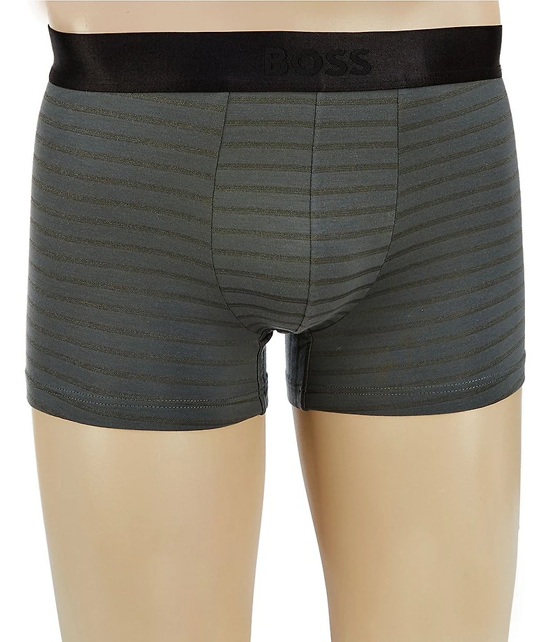 Hugo Boss Shiny Striped Trunks