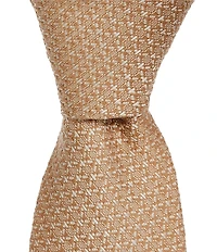 Hugo Boss Solid Textured 2 1/4#double; Silk Blend Tie