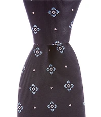 Hugo Boss Star Flower Jacquard 2.95#double; Silk Tie