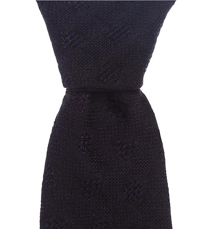 Hugo Boss Textured Solid 2.95#double; Silk Tie