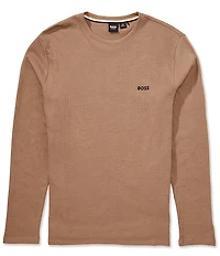Hugo Boss Waffle Long Sleeve Lounge Shirt