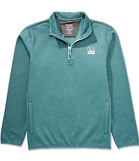 Huk Cold Front Long Sleeve 1/4 Zip Brushed Fleece Pullover