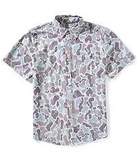 Huk Kona Printed Short Sleeve Woven Shirt