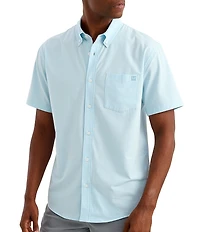 Huk Kona Solid Short Sleeve Woven Shirt