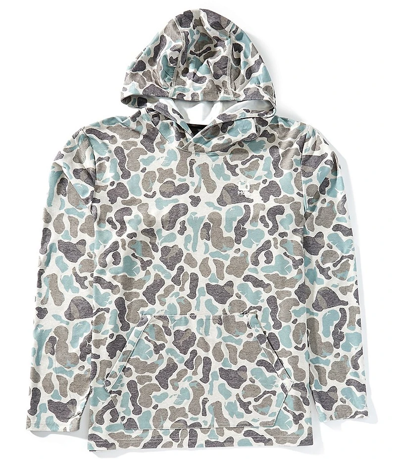 Huk Leward Long Sleeve KC-Printed Lightweight Fleece Hoodie