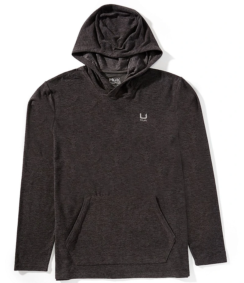 Huk Leward Long Sleeve Solid Lightweight Fleece Hoodie