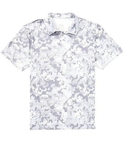 Huk Pursuit KC Scott© Exclusive Artwork Performance Short Sleeve Polo Shirt