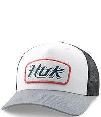 Huk Script Patch Trucker Hat