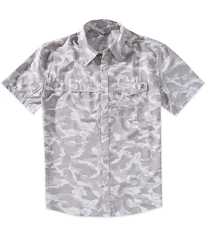 Huk Tidepoint Printed Short Sleeve Woven Shirt