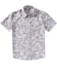 Huk Tidepoint Printed Short Sleeve Woven Shirt