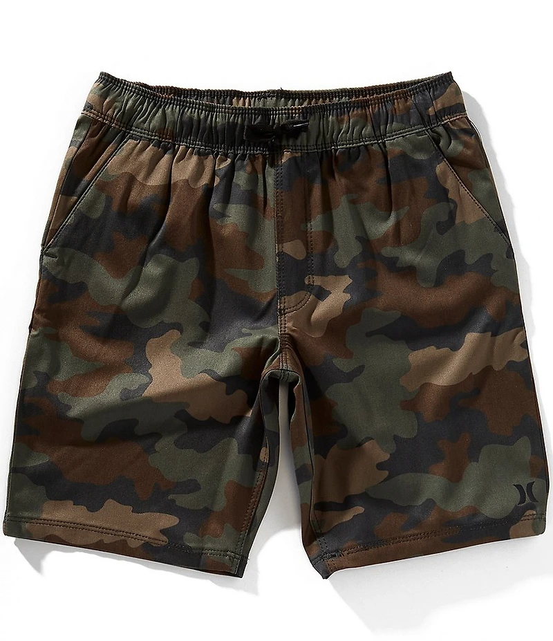 Hurley Big Boys 8-20 Camouflage Stretch Twill Hybrid Pull-On Shorts