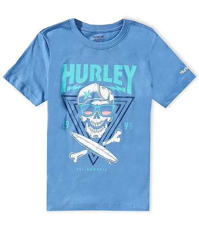 Hurley Big Boys Short-Sleeve Rock Skull T-Shirt