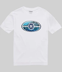 Hurley Big Boys Short Sleeve Camo Print Fill Pools T-Shirt