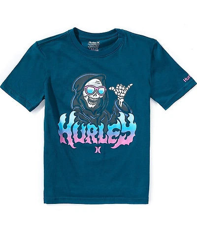 Hurley Big Boys Short Sleeve Gnarly Gnelly Tee