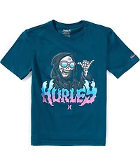 Hurley Big Boys Short Sleeve Gnarly Gnelly Tee